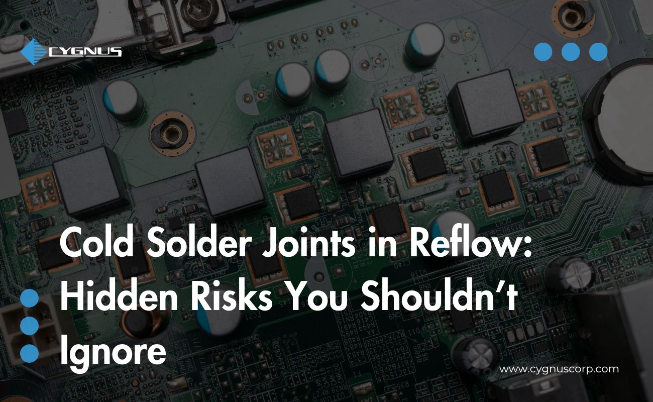 Cold Solder Joints in Reflow Hidden Risks You Shouldn’t Ignore