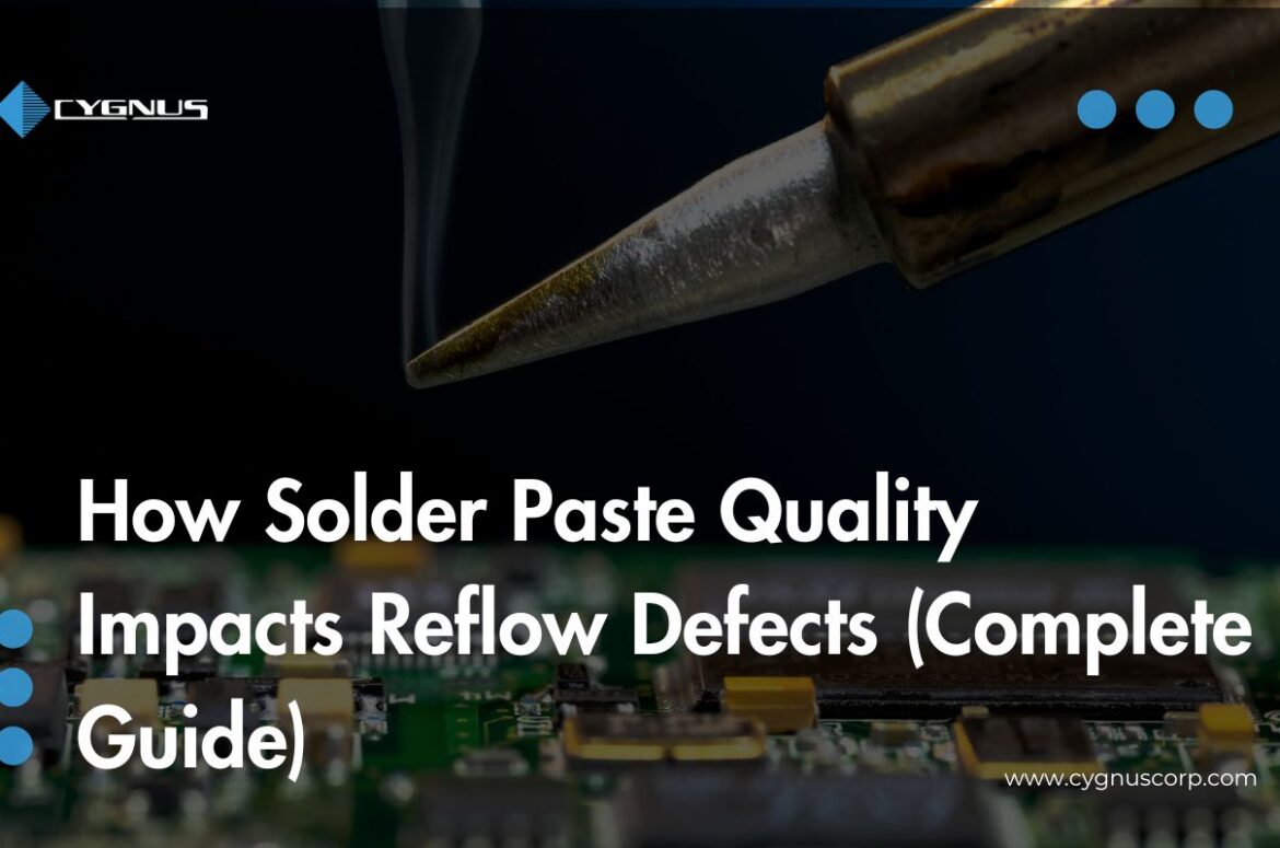 How Solder Paste Quality Impacts Reflow Defects (Complete Guide)