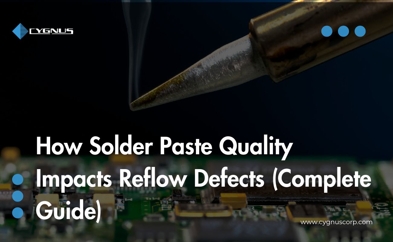 How Solder Paste Quality Impacts Reflow Defects (Complete Guide)