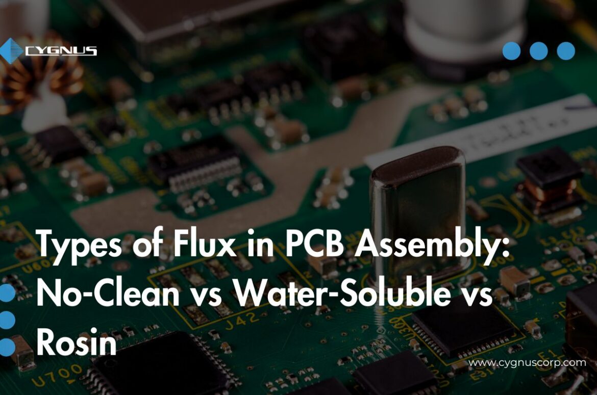 Types of Flux in PCB Assembly No-Clean vs Water-Soluble vs Rosin