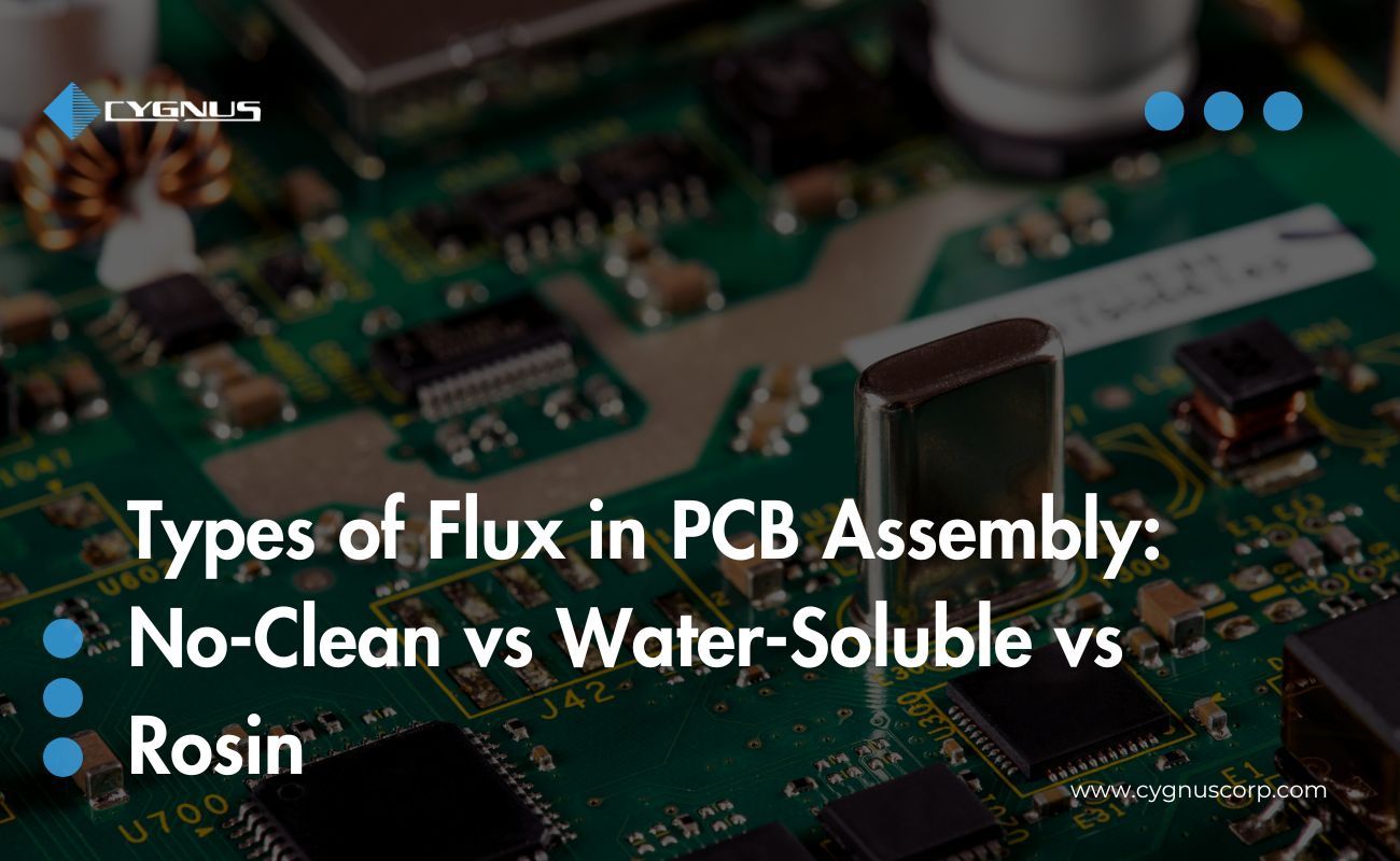 Types of Flux in PCB Assembly No-Clean vs Water-Soluble vs Rosin